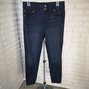 Rachel Rachel Roy Ladies Size 12/31 Dark Wash Slim Legs Blue Jeans